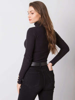 Načíst obrázek do prohlížeče Galerie, Dámský rolák s knoflíky Basic - černý
