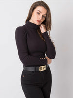Načíst obrázek do prohlížeče Galerie, Dámský rolák s knoflíky Basic - černý
