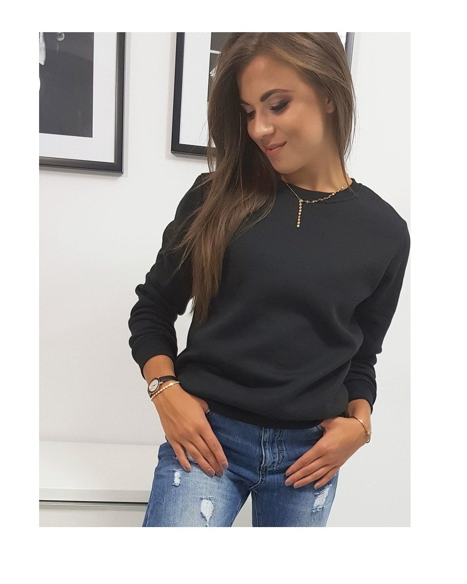 Dámská černá mikina - BASIC