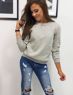 Načíst obrázek do prohlížeče Galerie, Dámská světle šedá mikina - BASIC
