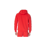 Načíst obrázek do prohlížeče Galerie, Červená mikina unisex s kapucí a pruhy - KAPPA
