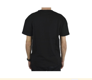 Černé tričko s v výstřihem unisex - KAPPA