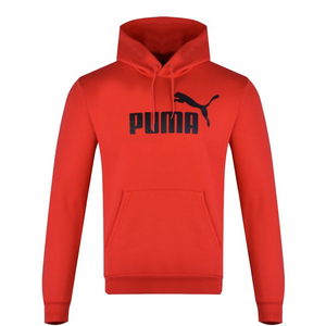 Puma Ess Hoody pánská mikina - červená