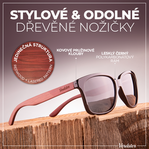 Wooden Sluneční brýle - Lyon