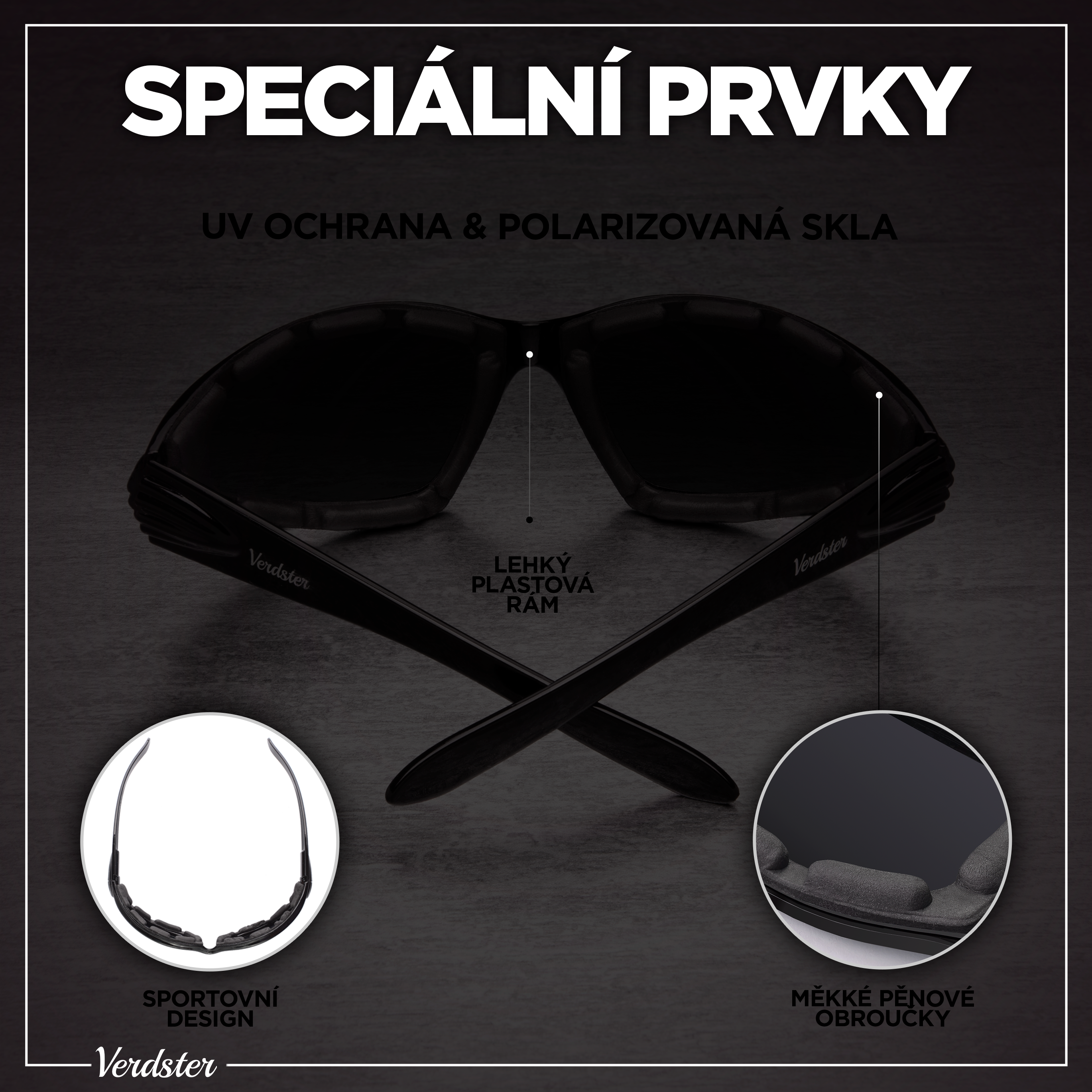 Sluneční brýle s užšími obroučkami - Airdam